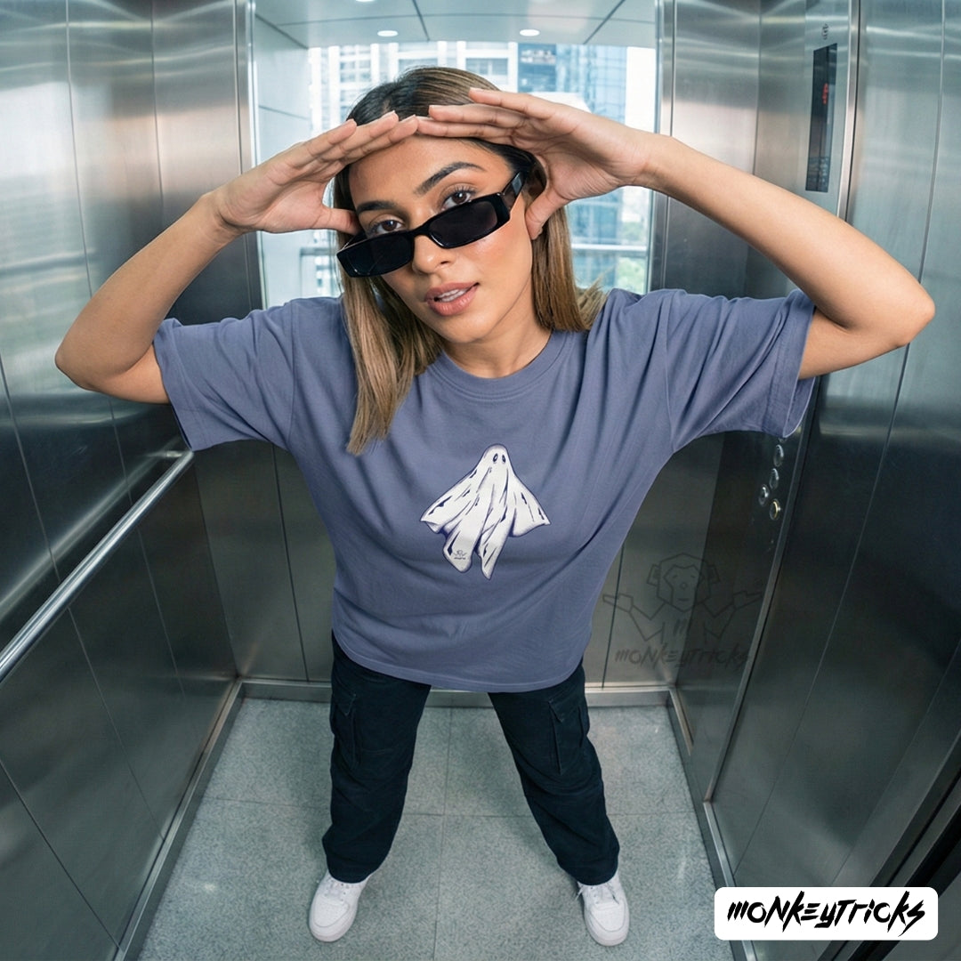 Bhooo!! - Unisex Oversized T-shirt