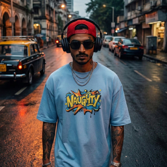 Naughty - Unisex Oversized T-Shirt