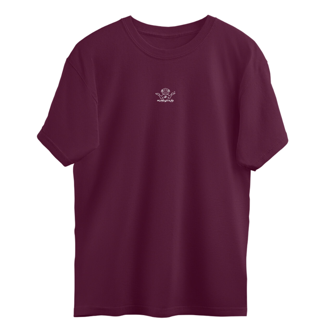 Burgundy - Unisex Oversized T-Shirt