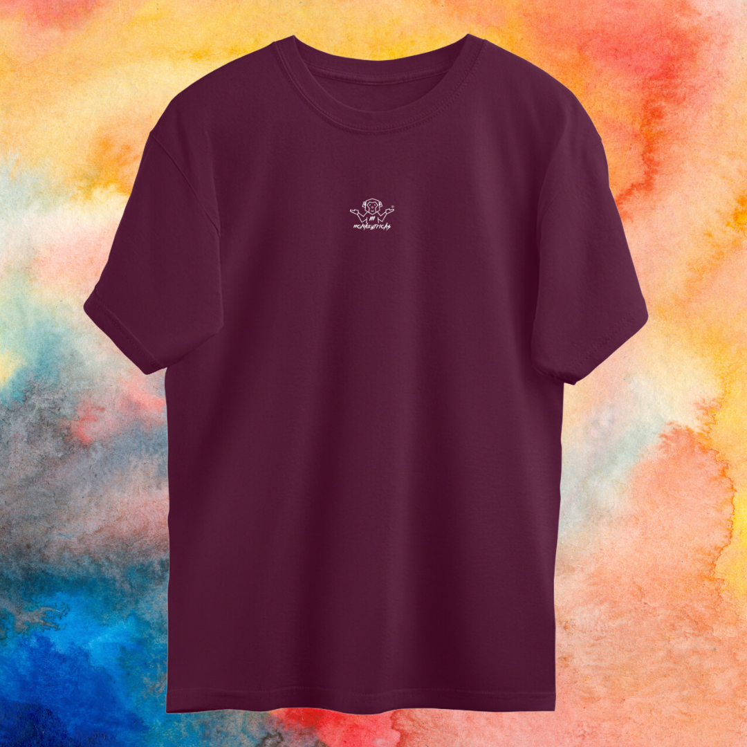 Burgundy - Unisex Oversized T-Shirt