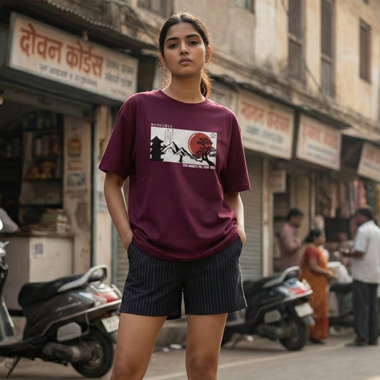 Monkey Fall - Unisex Oversized T-Shirt