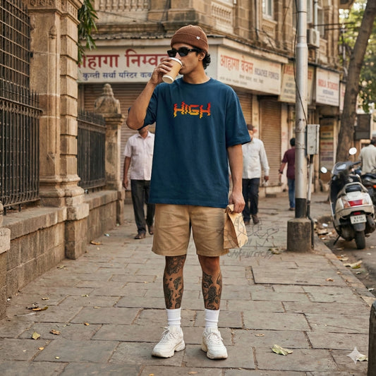 High - Unisex Oversized T-Shirt