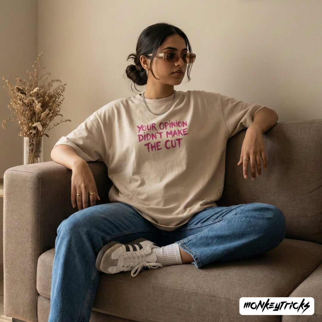 Opinions - Unisex Premium Oversized T-Shirt