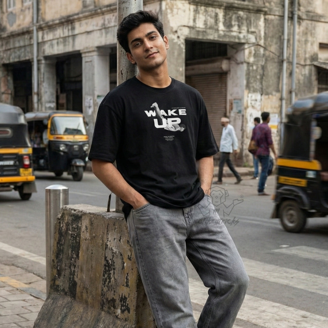 Wake Up - Unisex Oversized T-Shirt