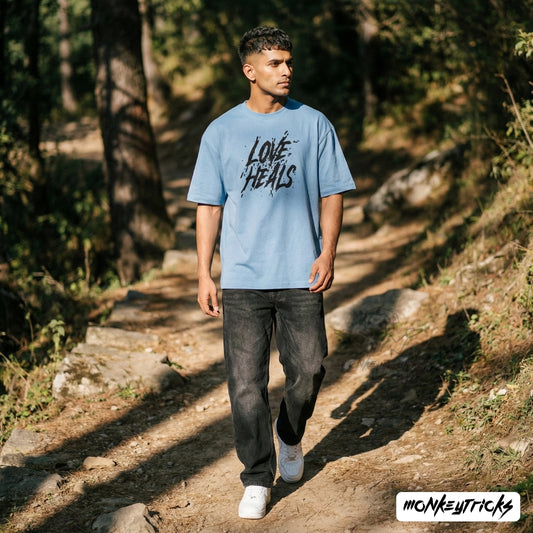 Love Heals - Unisex Oversized T-Shirt